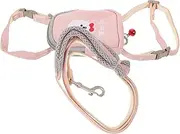 COSMEVIVI Adjustable Leash Harness for Cat Small Pet Harness Traction Leash Pet Walking Supplies