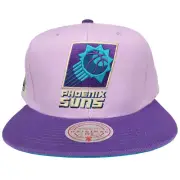 Phoenix Suns Mitchell & Ness NBA Snapback Cap Hat 3D Logo Purple Tan Teal NWT