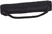 Kisangel Yoga Bag Canvas Bag Zipper Storage Bags Shoulder Strap Gym Bag Yoga Strap for Carrying Mat Pilates Mat Sling Bag Gym Bag Woman Yoga Full Zip Bag Shoulder Bag Back Tote Black