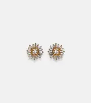 [Suzanne Kalan] Suzanne Kalan Princess Mini 18kt gold earrings with diamonds One Size gold