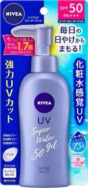 NIVEA UV Super Water Gel Sunscreen 140g, "Pump" SPF50 PA+++, Set of 10,