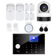 Smart Home Security Alarm System, Tuya App Control, Gsm/Wifi Alarm Host with Mot