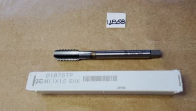 OSG 0187TP M11 X 1.5 6HX PLUG STRAIGHT 4-FLUTE TAP, 4" AOL