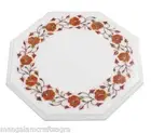 12" Marble Side Table Top Inlay Handmade Work Home Decor & Gifts