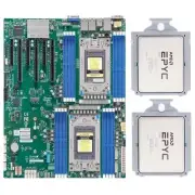 Supermicro H12DSI-NT6 Server Motherboard + 2x AMD EPYC 7T83 CPU Processor Combos
