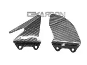 2010 - 2016 MV Agusta F4 Heel Plates - 100% Carbon Fiber (fits: MV Agusta)