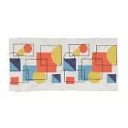 Colorful Shapes Geometric Beach Towel