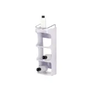 Joseph & Joseph Compact 4-Tier Capsule Shower Shelf Storage Organiser White