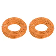18AWG Gauge Stranded Hook-Up Wire PVC Tinned Copper Wire 30m/100ft Orange