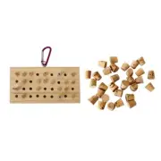 Bird Chew Toy, Parrots Cage Toy Natural Molar Hanging Toy for Budgies