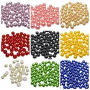 2000pcs Acrylic FlatBack Half Pearl Bead Flat Back 8mm Scrapbook Craft Wholesale