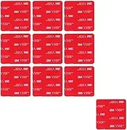 10 PCS Square Double Sided Tape Heavy Duty, (Diameter 2cm) 3M VHB Mounting Tape Pad Sticker Strong Adhesive Tape Waterproof Foam Tape for Indoor and Outdoor, Wall Car Home Decoration