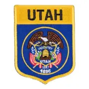 Utah State Flag Shield Patch, United States of America Patches
