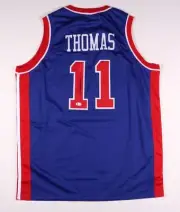 Isaiah Thomas Autographed Home Jersey with COA. Detroit Pistons