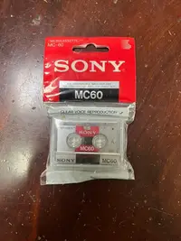 在飛比找Yahoo!奇摩拍賣優惠-Sony MC60 錄音帶 卡帶