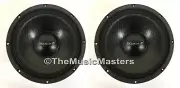 Pair 10" inch 8 ohm HQ WOOFERS Bass Speaker Studio Home Cabinet Box Replacements