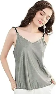[KJBYFCDIO] EMF Shelter Pregnancy Anti-Radiation Shirt, Double Cap Suit Protection Maternity Fiber Silver Anti-Radiation ~/