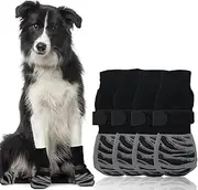 Anti Slip Dog Grip Sock with Adjustable Strap, 4Pcs Anti-Slip Dog Socks,Anti-Slip Dog Sock Dog Paw Protector Grip Sock,Non Slip Dog Sock Anti Slip Paw Protectors Dog Sock,Anti Slip Dog Sock,S Size