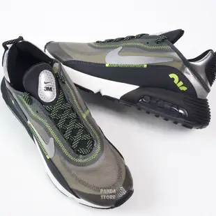 胖達）NIKE AIR MAX 2090 SE 3M 反光 氣墊 運動鞋 CW8336-001 黑綠 男鞋