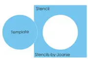 Circle Stencil Mylar Template Craft Quilt Wall Art Round Shape Polka Dot Bubble