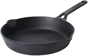 Meyer Pre-Seasoned Cast Iron Skillet, Oven Safe, Induction Compatible, Perfect for Searing, Sauteing and Baking, Toxin Free, 24 cm Skillet Pan