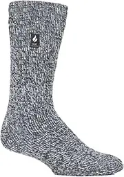 [HEAT HOLDERS] | Men's Original Thermal Boot Socks | 1 Pair | TOG 2.34 | Thick Insulated Brushed Winter Socks | Dunnock Charcoal Grey | Sizes UK 6-11 / US 7-12