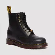 Dr. Martens 41017001 DIAMONDEMBOSS_SMOOTH_SNAKERK_1460_YOTS_BLACK BROWN 2025 New