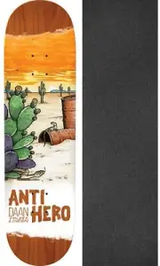 Anti Hero Skateboards Desertscapes 8.38" Skateboard Deck + griptape