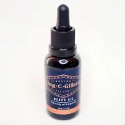 King C Gillette Mens Beard Oil Moisturizes Dry Skin, Helps Prevent Itch, 1 fl oz