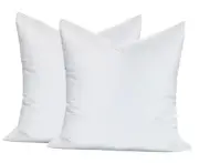 Synthetic Down Alternative 13x13 Square Pillow Insert Form, 2 PACK - 13 x 13