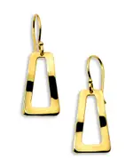 Ippolita 18K Gold Classico Small Wavy Open Shape Earrings
