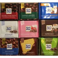 在飛比找蝦皮購物優惠-Ritter Sport力特律動巧克力系列100g