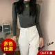 【DIFF】韓版半高領打底修身內搭長袖上衣 女裝 衣服 寬鬆上衣 顯瘦上衣 長袖t恤【W426】