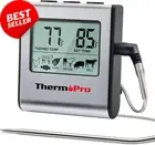 TP16 Digital Meat Thermometer w/ Probe Pre-Programmed Temps for BBQ, Oven, Grill