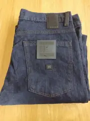 KREW DARK BLUE STRAIGHT FIT COTTON DENIM JEANS SIZE 30 NEW