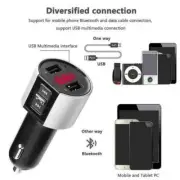 Bluetooth-compatible 4.2 Wireless Handsfree Car FM 2 Kit Transmitter MP3-Player