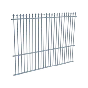 ProtectorAl 2400 x 1800mm Deep Ocean Aluminium Spear Top Pool Fence Panel With Mid Rail