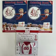 Elf on the Shelf Claus Couture Game Day Jersey Football Shirt 2 Coloring Books