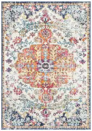Carnival Transitional Rug (White) - 230x160cm
