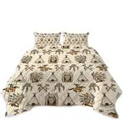 Cool Native American Pattern Coverlet