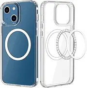 Transparent Magnetic Case for iPhone 13 Mini Compatible with MagSafe for iPhone 13 Mini 5.4 Inch