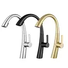 ACA Swivel Pull Out Down Kitchen Sink Mixer Tap Brass Laundry Sink Basin Faucet