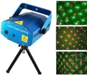 Mini Laser Stage Light Projector – DJ Disco Party Lighting with Red & Green Effe