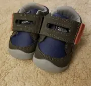 Carter's Every Step Stage 1 Boy Crawling Shoe Taylor Blue Size 2M US Toddler