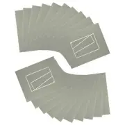 20x Grey A4 Frame Picture Mounts for A5 (6" x 8") Image Deep Shadow Display