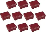 Set of 10 (A) Mini Bowl Heavy Ginshuai Vermilion Lacquer (5.5 x 4.8 x 4.8 inches (14 x 11.9 x 10.1 x 7.3 x 4.6 cm) | Heavy ABS Resin Setomonohonpo