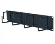 APC AR8426A 2U Horizontal Cable Organizer, Black, for Network/Server Rack