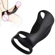 Penis Extender Enlarger Sleeve-Ring-Reusable Condoms Delay Ejaculation for Men