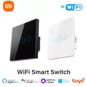 Wifi Smart Switch 1/2/3/4 Gang Eu Light Switch Need Neutral Wire Tuya Sma