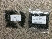 200 Swivels 100 X Size10 Black Barrel + 100 Size 8 blackSwivels Made In Korea